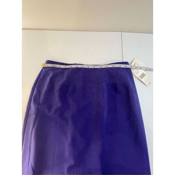 Nancy Bolen Citygirl purple long slit skirt size medium NWT - Picture 3 of 6